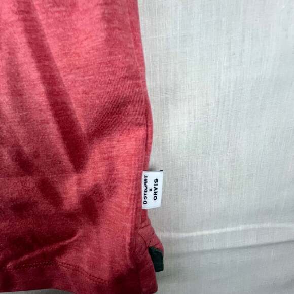 Orvis Shirt Mens Large Salmon Pink Preppy Stretch Anglers Performance Golf Polo - Picture 5 of 11